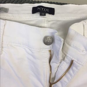 NYDJ White Jean shorts